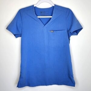 Figs Technical Collection Scrub Top Blue XS